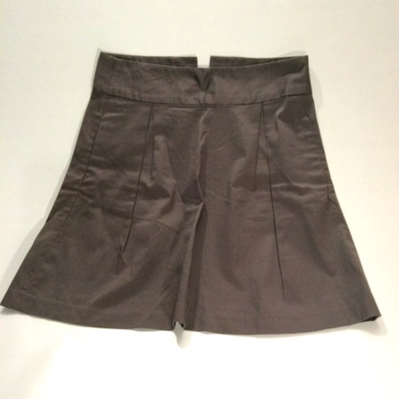 Old Navy | High Rise Two Button Skirt B04 Taupe - Picture 2 of 6